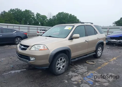 2001 Acura Mdx из США, поврежденный, VIN 2HNYD18841H526016